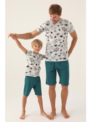 Arnetta Baba Oğul T-Shirt ve Bermuda Şort Takım, %100 Pamuk, (Ayrı Ayrı Fiyatlandırılır)