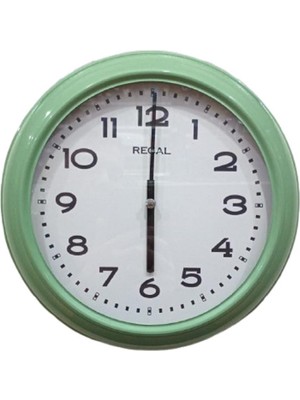 Regal 4290 Hw Özel Seri Metal Kasa Akar Sessiz Saniyeli Duvar Saati