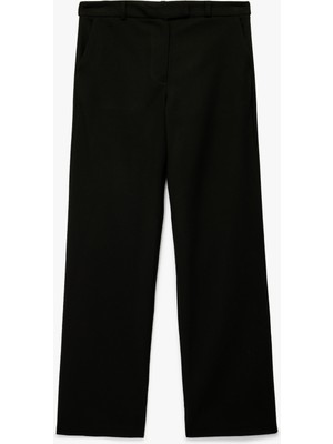 Koton Straight Fit Cepli Cigarette Kumaş Pantolon