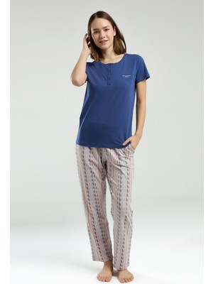 Pierre Cardin Kadın Modal Pamuk Kısa Kollu Pijama Takımı