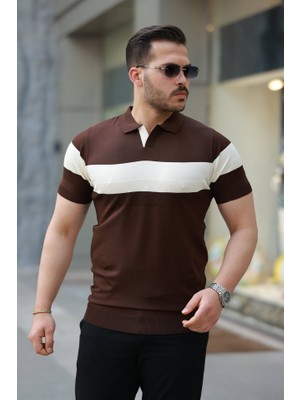 Martcini Erkek Yakalı Kısa Kollu Tişört