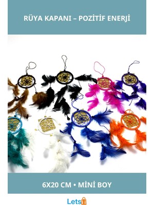 Letsii Geleneksel Rüya Kapanı Mini Boy 6X20 cm