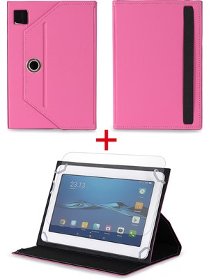 Velvoria Freelander Kv 12  10.1"  Pc  Tablet Uyumlu Standlı Tablet Kılıfı + Nano Ekran Koruyucu