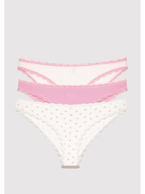 Mavi 3lü Klasik Külot 1913818-17865