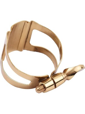 Tek Vidalı Ayar Saksafon Ligatür Alto Saksafon Için Kompakt Dayanıklı Ligatür