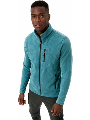 Dechers Erkek Extreme Rüzgar Geçirmez Cepli Outdoor Tam Fermuarlı Polar Ceket E223