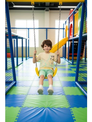 FRM Erkek Çocuk Rahat Tişört ve Şort Takım Kaliteli Şık Rahat  Günlük