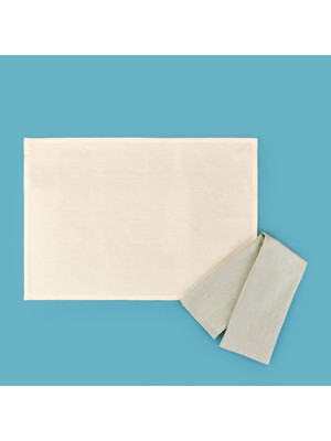 Fabia 2'li Kurulama Bezi - Ekru / Yeşil - 40X60 cm