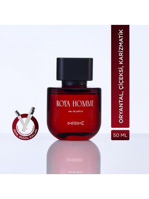 Imprime Roya Homme Edp Erkek Parfüm 50ML | Kırmızı Biber, Lavanta, Kaledonya Sandal Ağacı, Amber