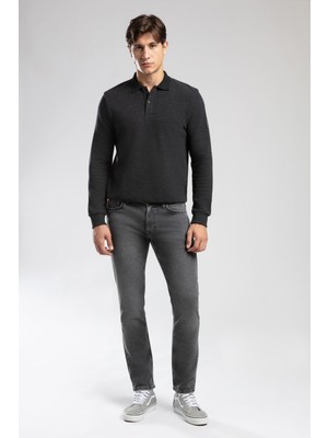 Lee Cooper Jagger Normal Bel Dar Kesim Düz Paça Aldora Vbl Light Erkek Jean Pantolon