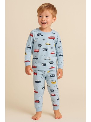Katia & Bony Erkek Çocuk Araba Desenli Pijama Takımı