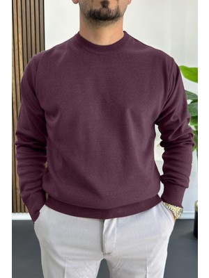 Edwox Erkek Bisiklet Yaka Normal Kalıp Kazak EDW410