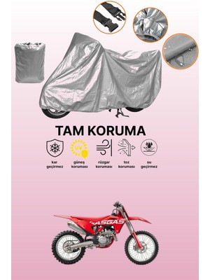 Dokaca Gri Gas Gas Mc 250 F Uyumlu Motosiklet Brandası, Koruyucu Örtü, Motor Branda
