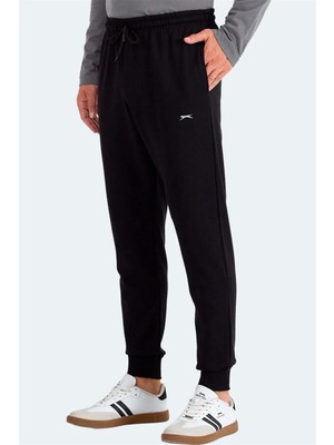 Slazenger Mamun Siyah Erkek Eşofman Alt S Beden Nefes Alabilir Kumaş ile Antrenman ve Günlük Kullanım
