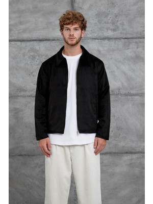 Siyah Mrk Süet Mevsimli Ceket