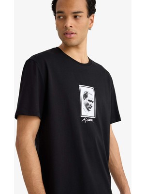 DeFacto %100 Pamuk Atatürk Baskılı Tişört G6504AX25WN