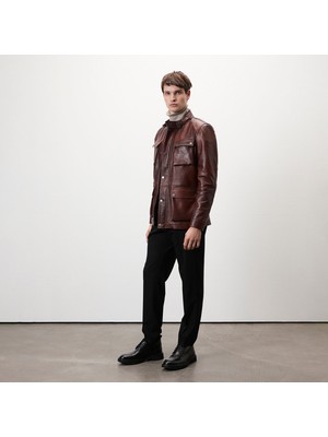 Desa Dione Kahve Erkek Deri Mont