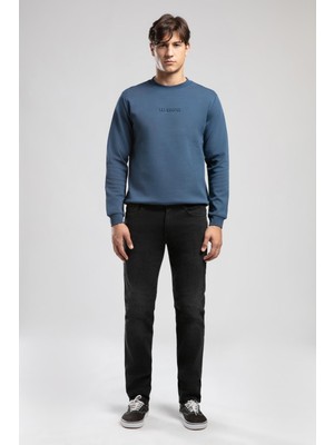 Lee Cooper Jagger Erkek Slım Straıght Dar Kesim Normal Bel Düz Paça Jean Pantolon Antrasit