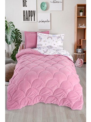 nordqueen Wellsoft Tek Kişilik Uyku Seti Çift Taraflı Unicorn V2 Beyaz