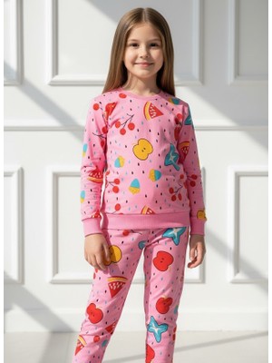 Kumrunun Dünyası Renkli Alt Üst Takım Pijama Takımı (Kalıbı Dar)