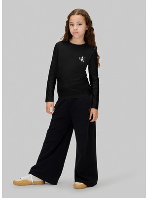 Calvin Klein Baskılı Siyah Erkek Çocuk T-Shirt IU0IU00717BEH