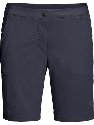 Jack Wolfskin Hilltop Trail Shorts Kadın Mavi Şort