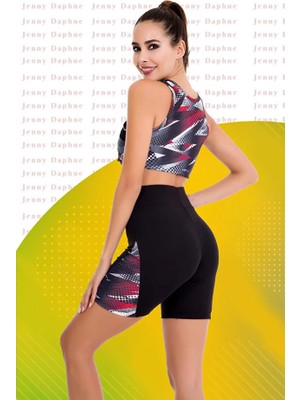 Nightlove Lady Sporcu Şort Tayt Büstiyer Takım