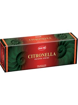 Citronella Tütsü Çubuğu Seti (3,7 Inç x 2,3 Inç x 25,5 Cm, Siyah, 120'LI Paket)