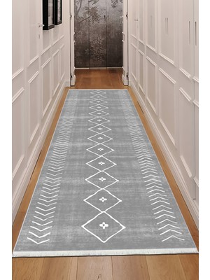 Bazaar Forum Pamuk Taban Dijital Baskı Kaymaz Tüy Dökmeyen Makinada Yıkanabilir Salon Halısı Mutfak Halısı