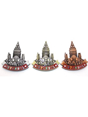 Falconex Istanbul Temalı Metal Magnet Model 1