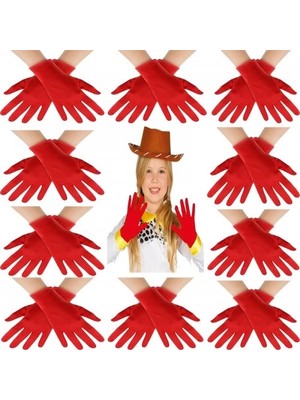 Ronanna Kırmızı Bando Eldiveni Seti 10 Çift (20 Adet)