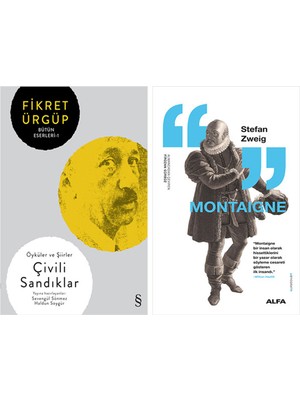 Alfa Yayınları Çivili Sandıklar + Montaigne