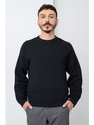 Jack & Jones Core Jcosignal Pamuklu Regular Fit Bisiklet Yaka Sweat Erkek Sweat 12283545