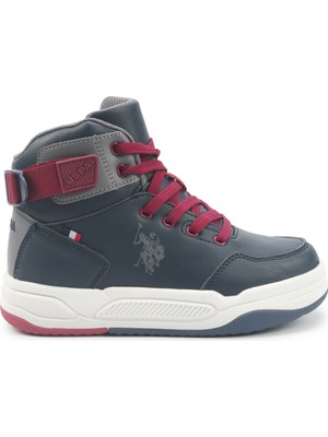 U.s. Polo Assn. Phıta Jr 5pr Lacivert Erkek Çocuk High Sneaker