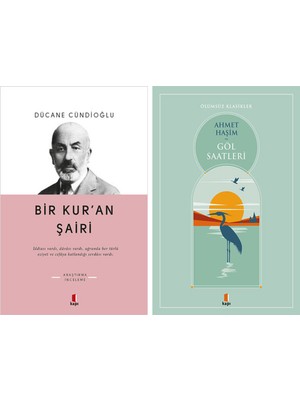 Kapı Yayınları Bir Kur'an Şairi + Göl Saatleri