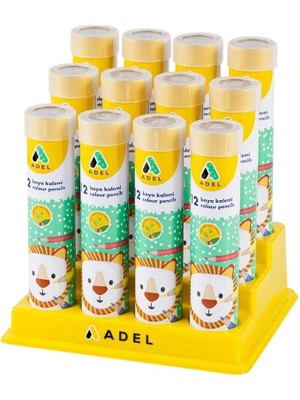 Misda Store Metal Tüp Kuru Boya Kalemi, 12 Renk, Tam Boy, Parlak ve Canlı Renkler, Kolay Açılır, Kaliteli Mineli, Dayanıklı Uçlar