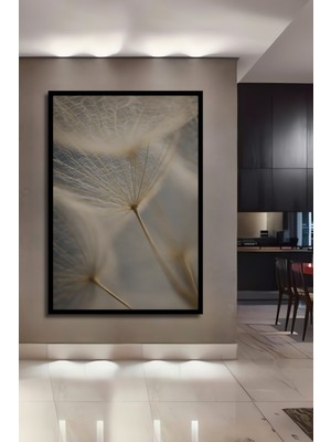 Teona Ahşap Dekoratif Ahşap Dikdörtgen Tablo Hassas Tohumlar Çerçeve Görünümlü