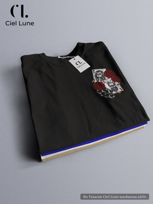Nevermind King And Rose Özel Oversize Unisex Tişört