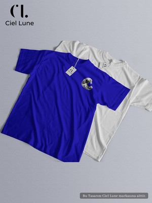 NEVERMIND Nevermind Unisex Dark Vave Tasarım Oversize Tshirt