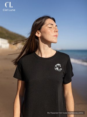 NEVERMIND Nevermind Unisex Dark Vave Tasarım Oversize Tshirt