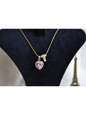 Harf Çelik Kadın Kolye