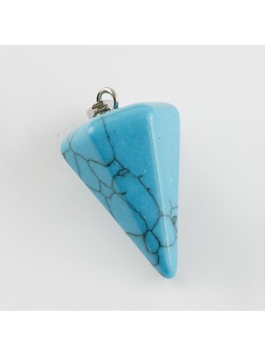 Fantastik Store Firuze Pandül Doğaltaş Kolye Ucu