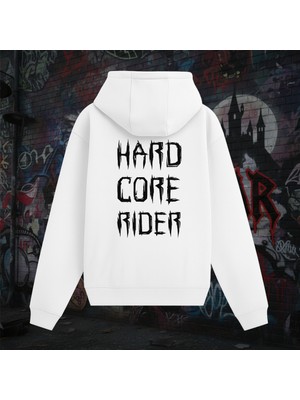 Alucard Wear Hard Core Rıder! Baskılı Unisex Sweatshirt
