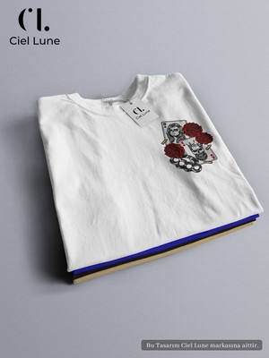 Nevermind King And Rose Özel Oversize Unisex Tişört
