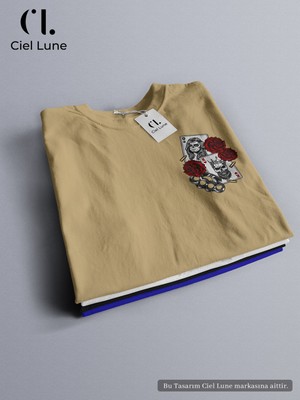 Nevermind King And Rose Özel Oversize Unisex Tişört