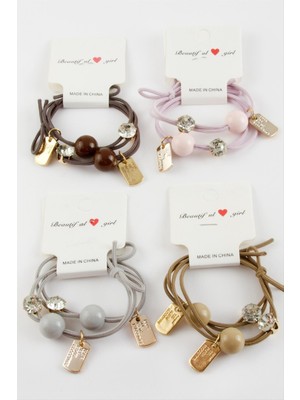 Fantastik Store Taşlı Lastikli Toka 2 Adet