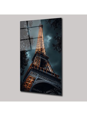 SteelArtDec Paris Eyfel Kulesi - Cam Tablo - DEG0258