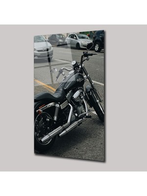 SteelArtDec Klasik Harley-Davıdson - Cam Tablo - DEG0192