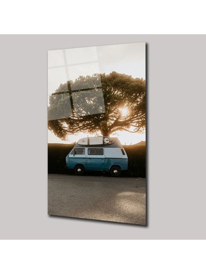SteelArtDec Karavan Yolculuğu - Cam Tablo - DEG0195