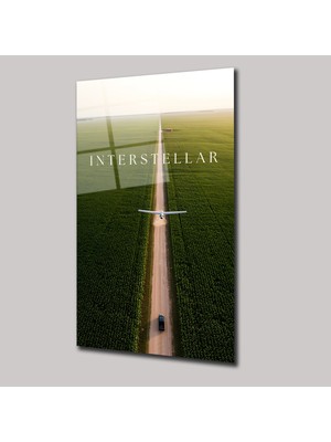 SteelArtDec Interstellar - Cam Tablo - DEG0188